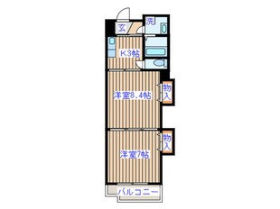 小田原ｳｪﾙｺｰﾄの物件間取画像